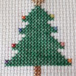 kerstboom borduren